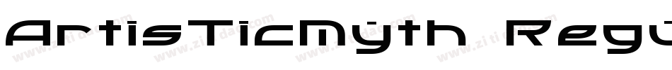 ArtisTicMyth Regular ttext字体转换